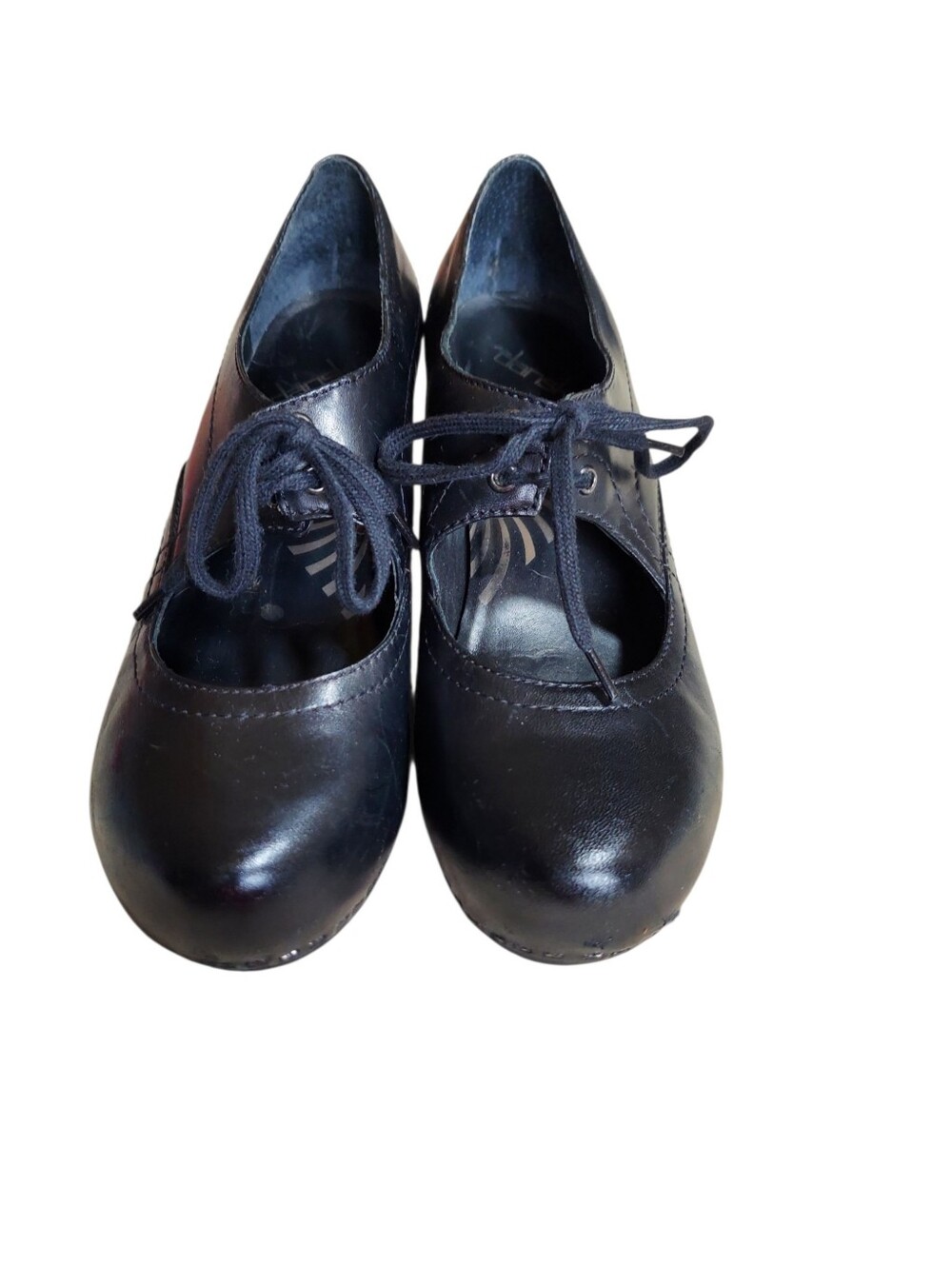 Classic Dansko Rory black leather Mary Jane clog heels in size US 7 - Picture 5 of 12